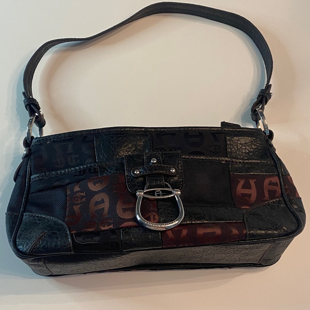 Etienne Aigner Black and Brown Designer Women's Bag